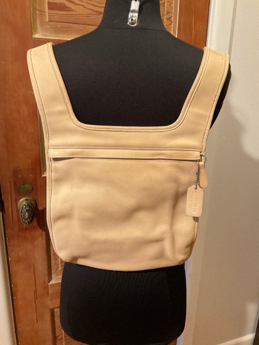 Vintage Coach Hippie Slim leather backpack
